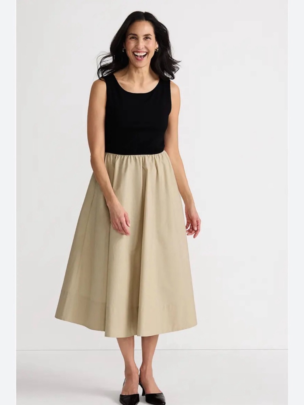 Sold out mixed media dress perfect for work
